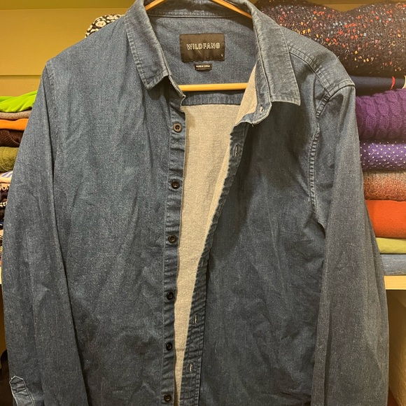 Wildfang Tops - Wildfang Jean button down